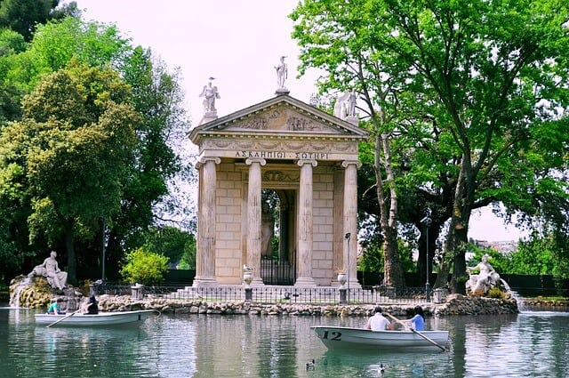 best places to propose in Rome Villa Borghese