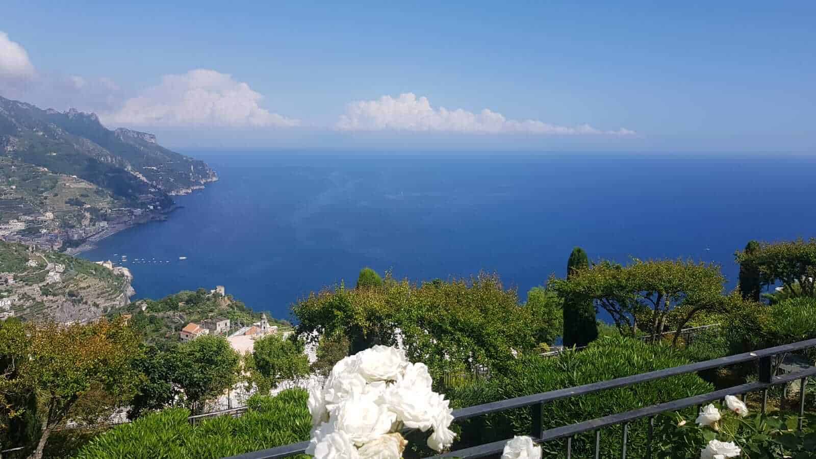 sea view on Italian wedding on the water