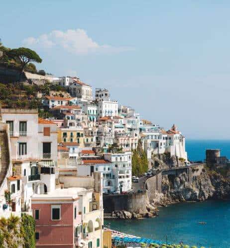 view of ravello in Amalfi Coast 
