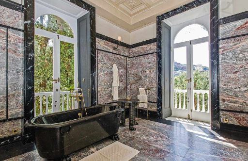 bathroom of the Villa Astor's suite