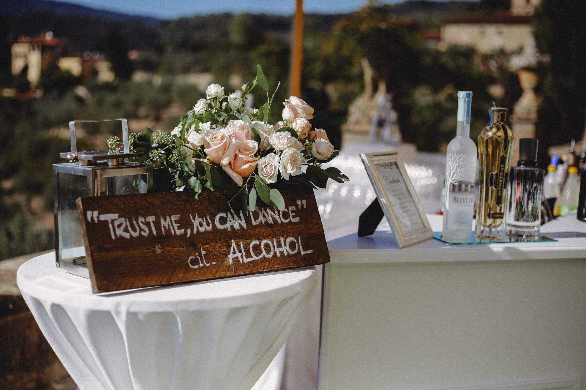 wedding bar sign