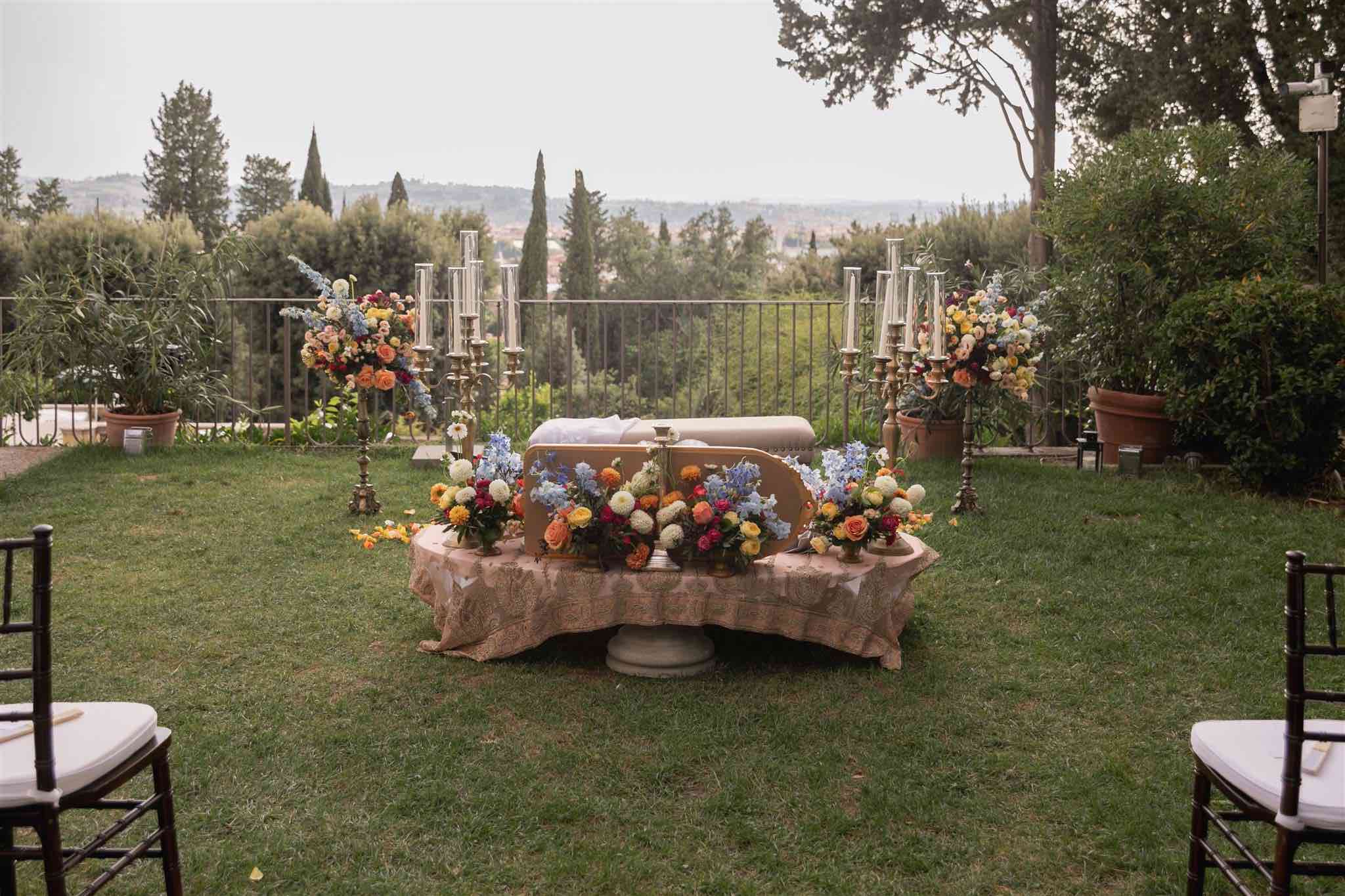 Mahsa e Erich ceremony wedding florence tuscany
