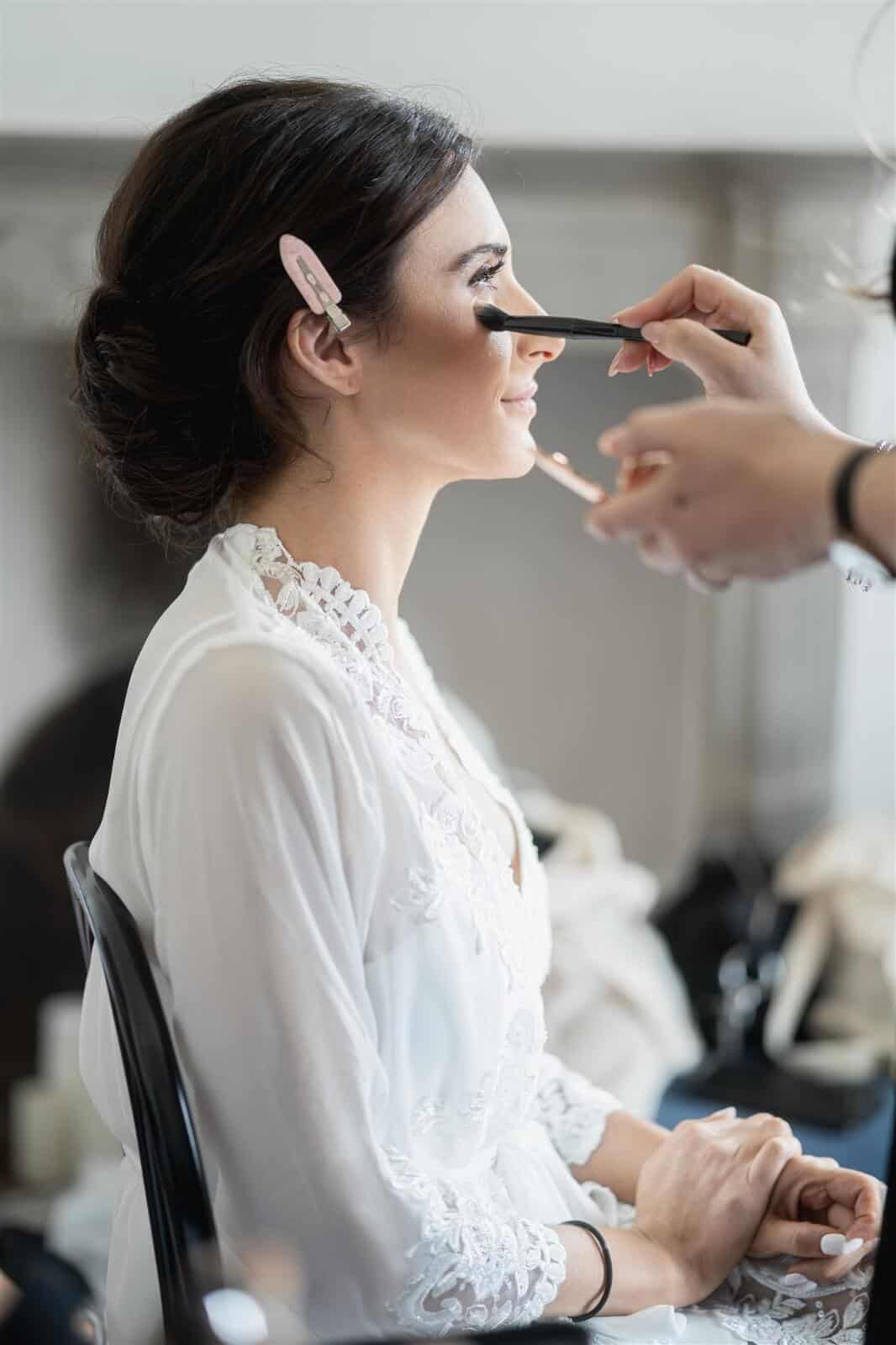 Makeup bride for Italian wedding