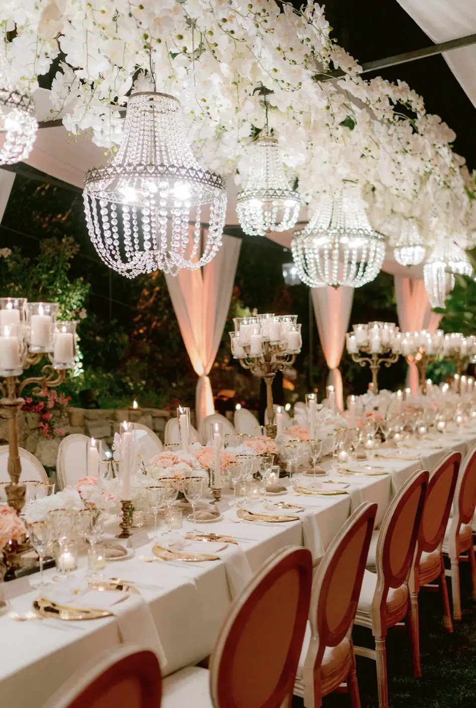 Crystal Couture and chandeliers